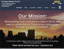 Tablet Screenshot of hbcmemphis.org